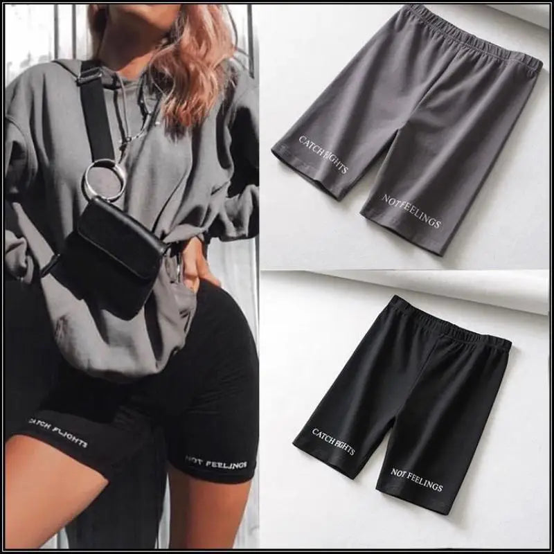 Summer biker shorts women