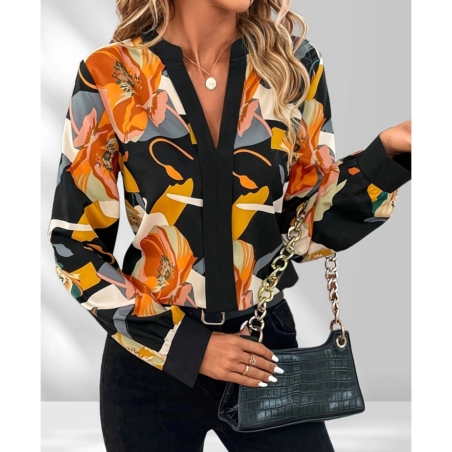 Printed Elegant Shirt For Women