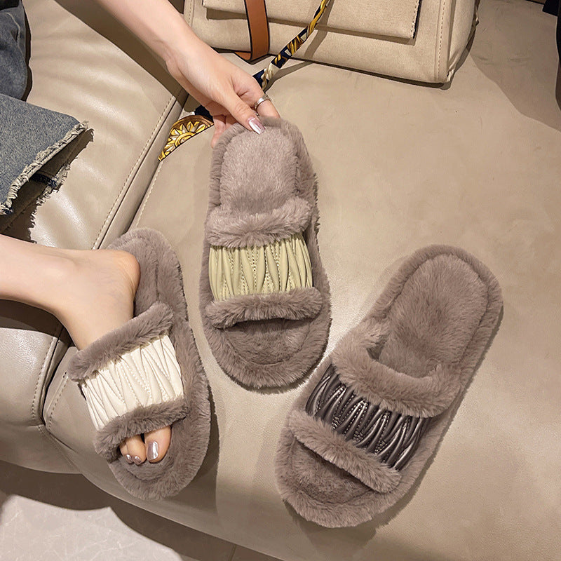 Leather Slippers For Women