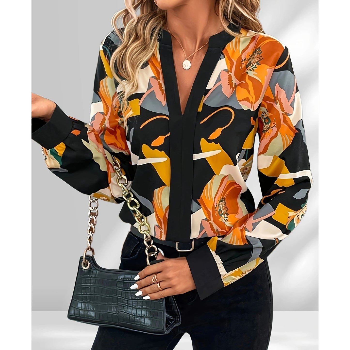 Printed Elegant Shirt For Women