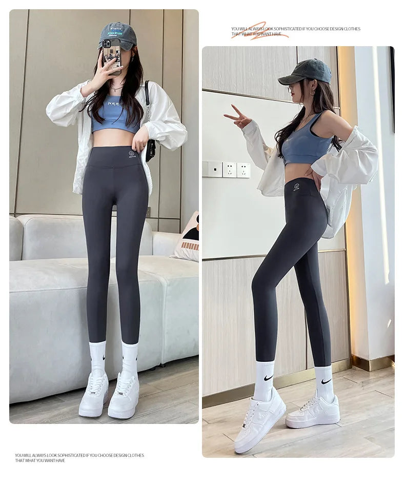 Womens High Waisted Seamless Leggings