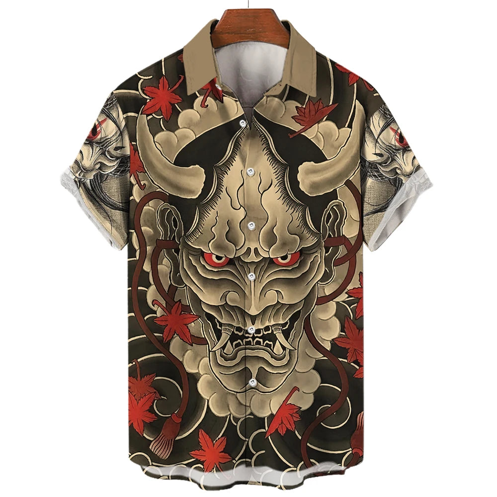 Men's Shirt Hawaiian Casual Shirts