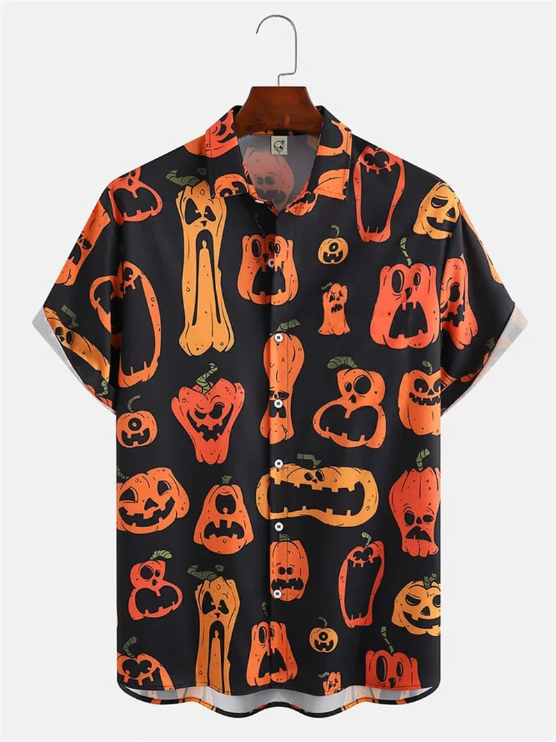 Men's Halloween Beach Shirt