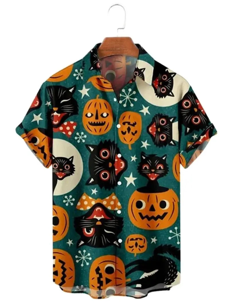 Men's Halloween Beach Shirt