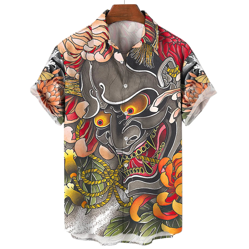 Men's Shirt Hawaiian Casual Shirts