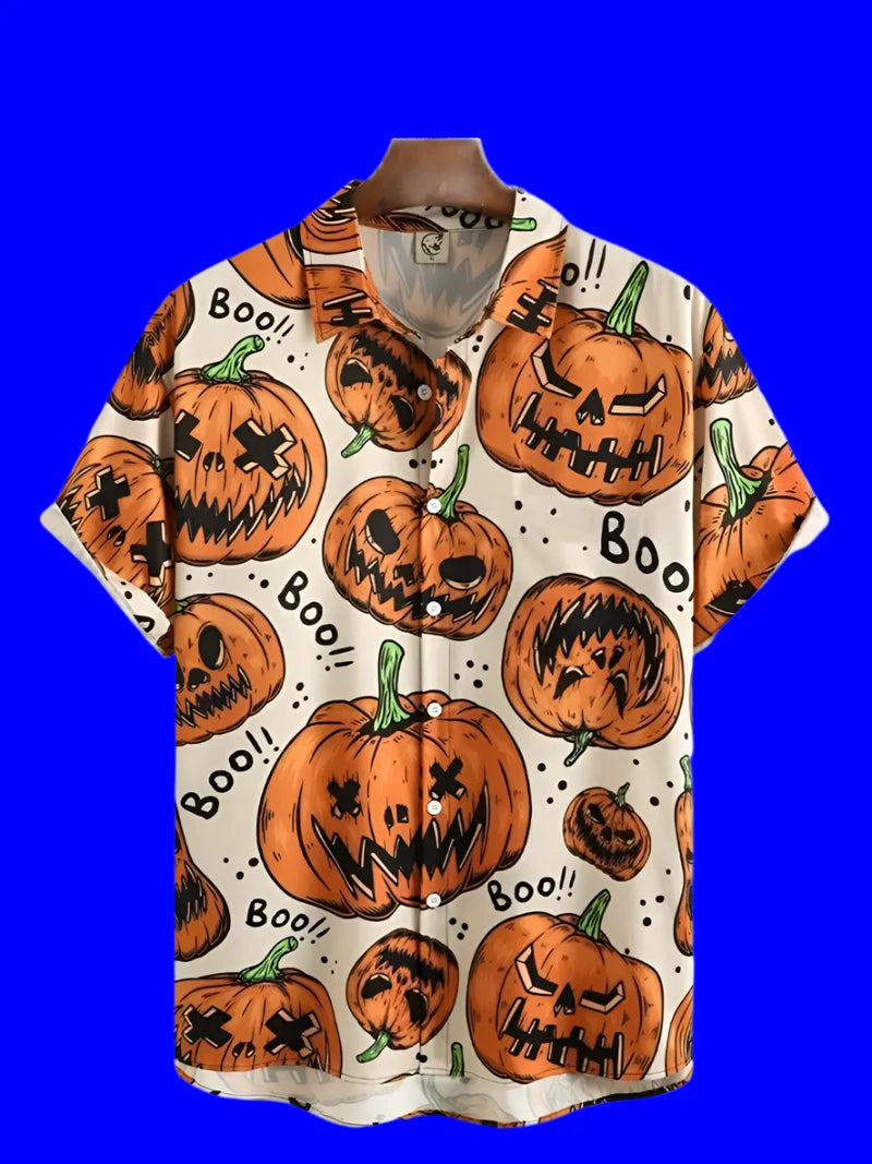 Men's Halloween Beach Shirt