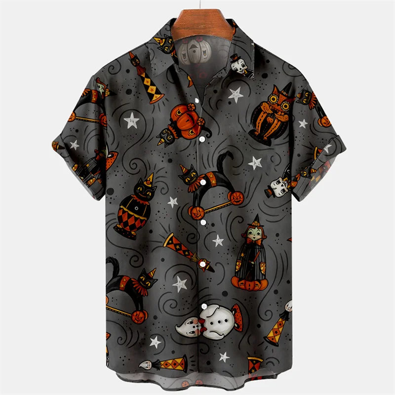 Men's Halloween Beach Shirt