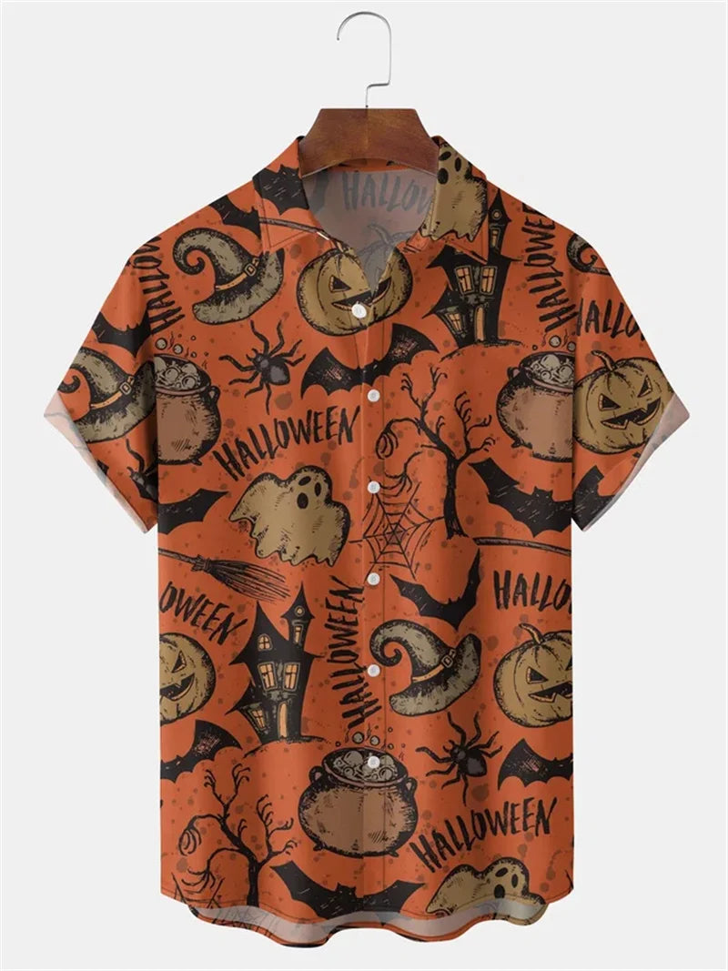 Men's Halloween Beach Shirt