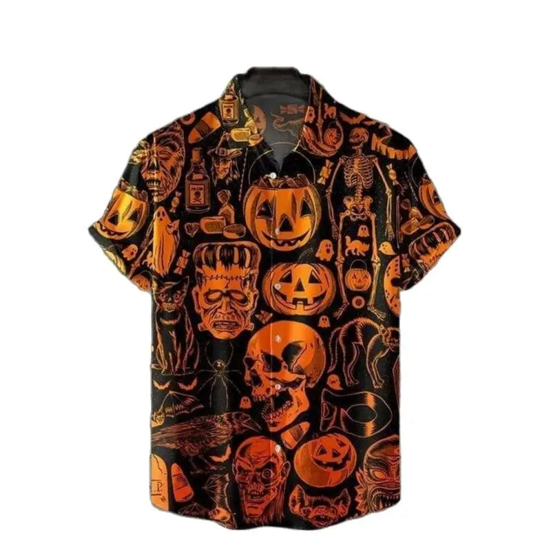 Men's Halloween Beach Shirt