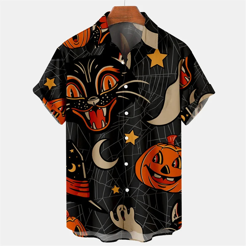 Men's Halloween Beach Shirt