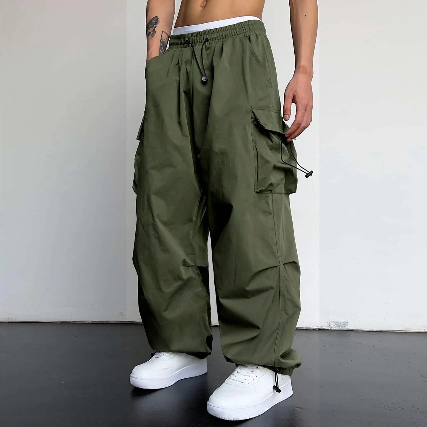 Streetwear Cargo Pants Men Casual