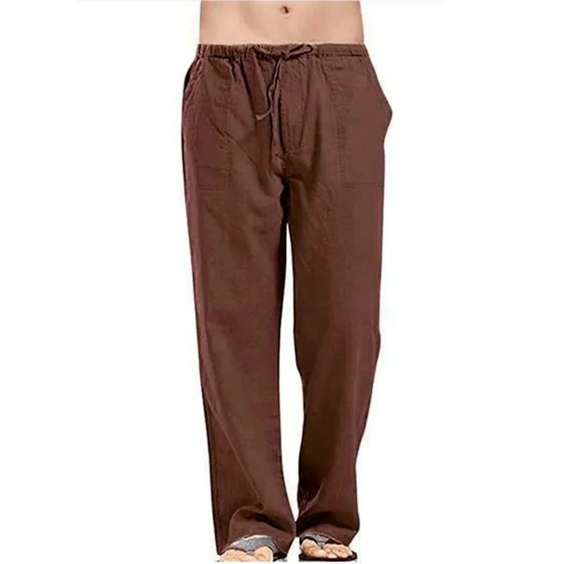 Spring And Summer Cotton Linen Pants