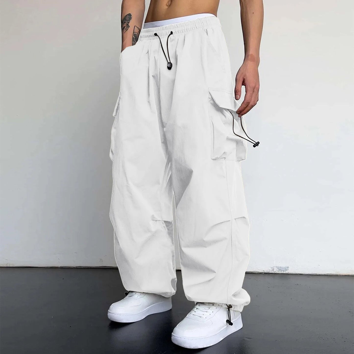 Streetwear Cargo Pants Men Casual