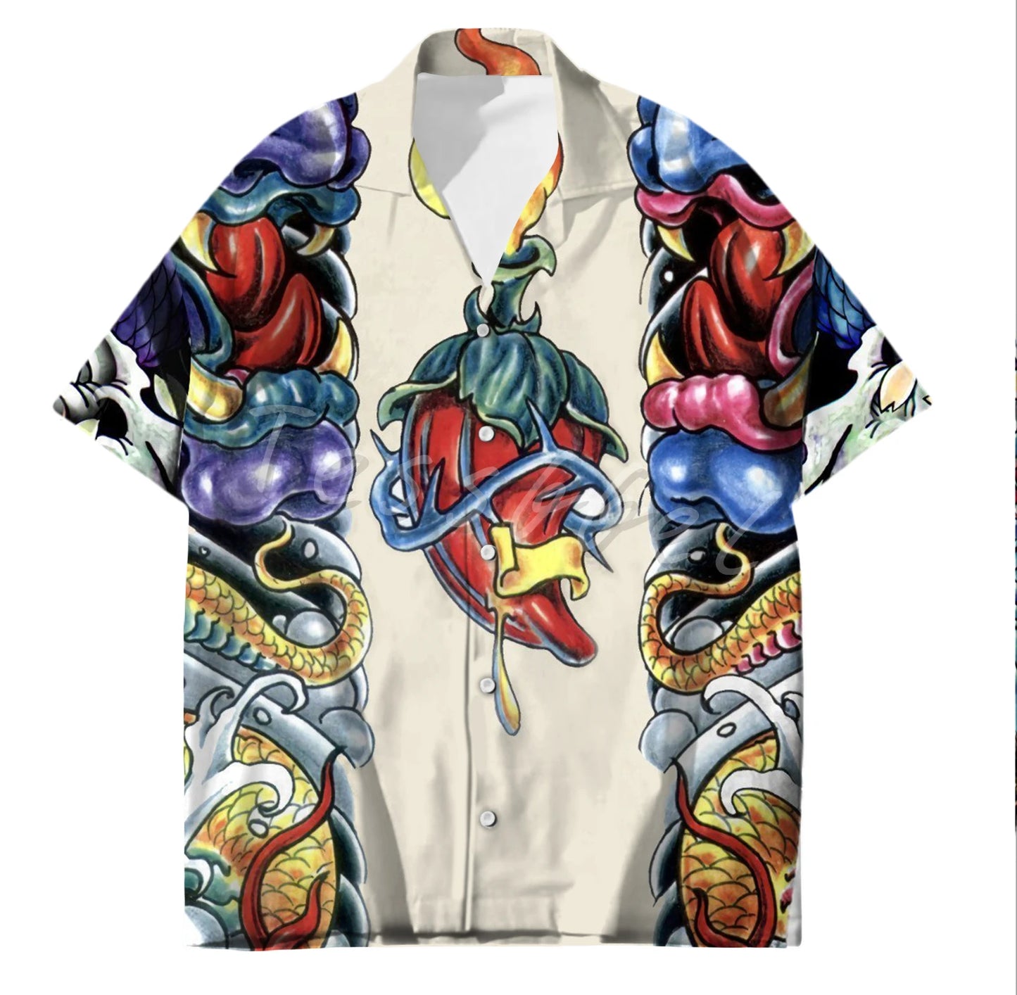 Men's Shirt Hawaiian Casual Shirts