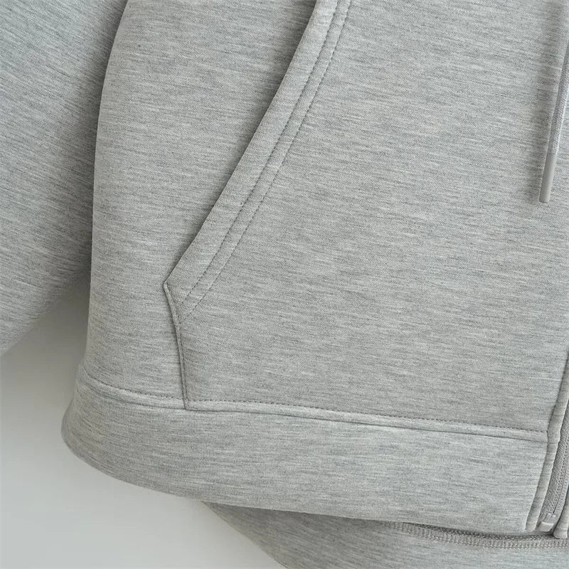 Winter New Women's Zipper Hoodie