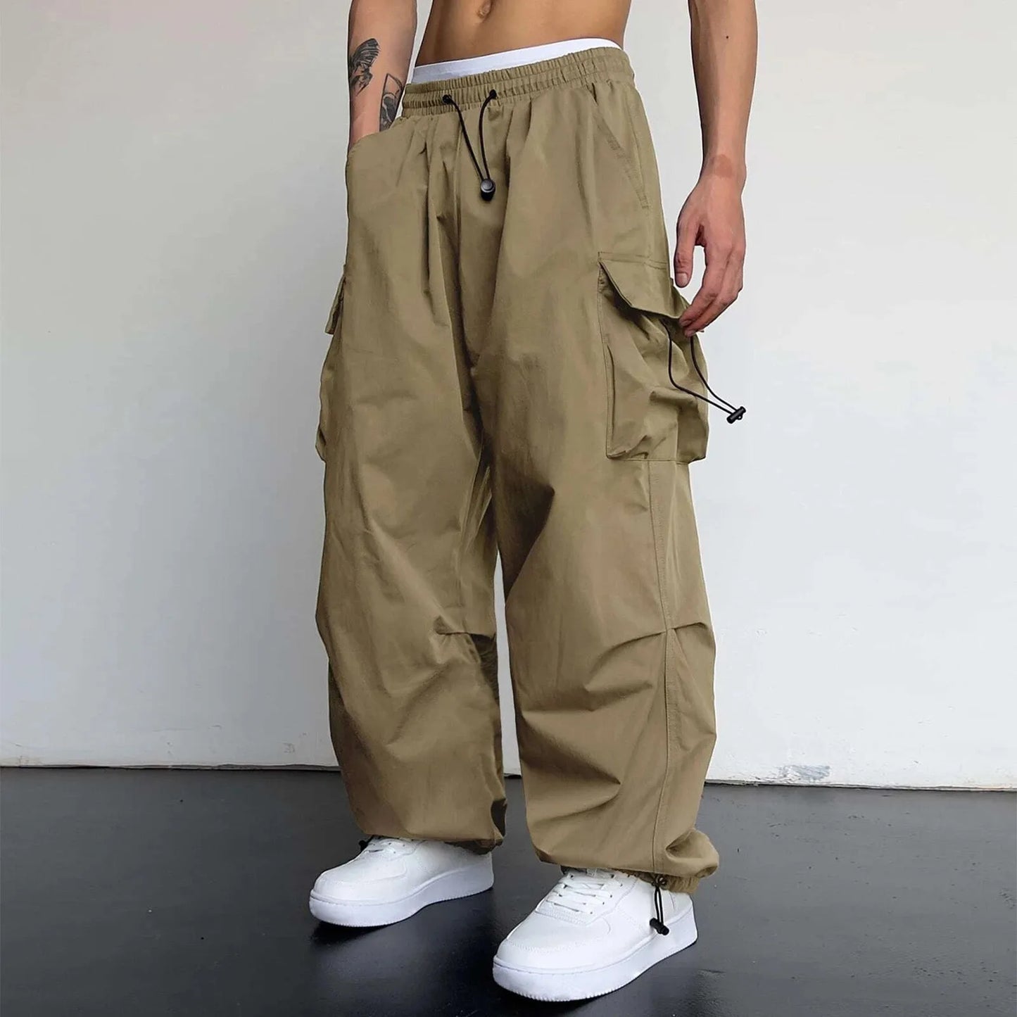 Streetwear Cargo Pants Men Casual