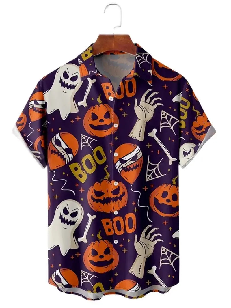 Men's Halloween Beach Shirt