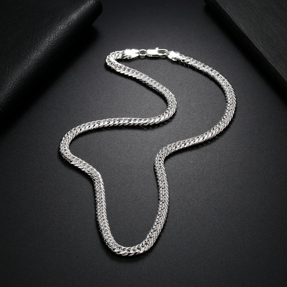 Sterling Silver geometry chain