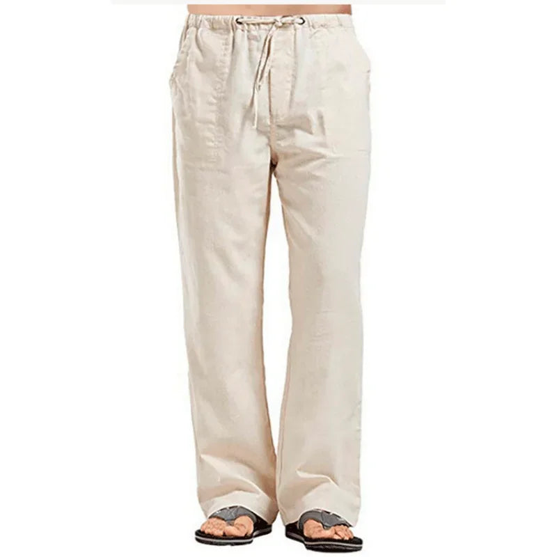 Spring And Summer Cotton Linen Pants