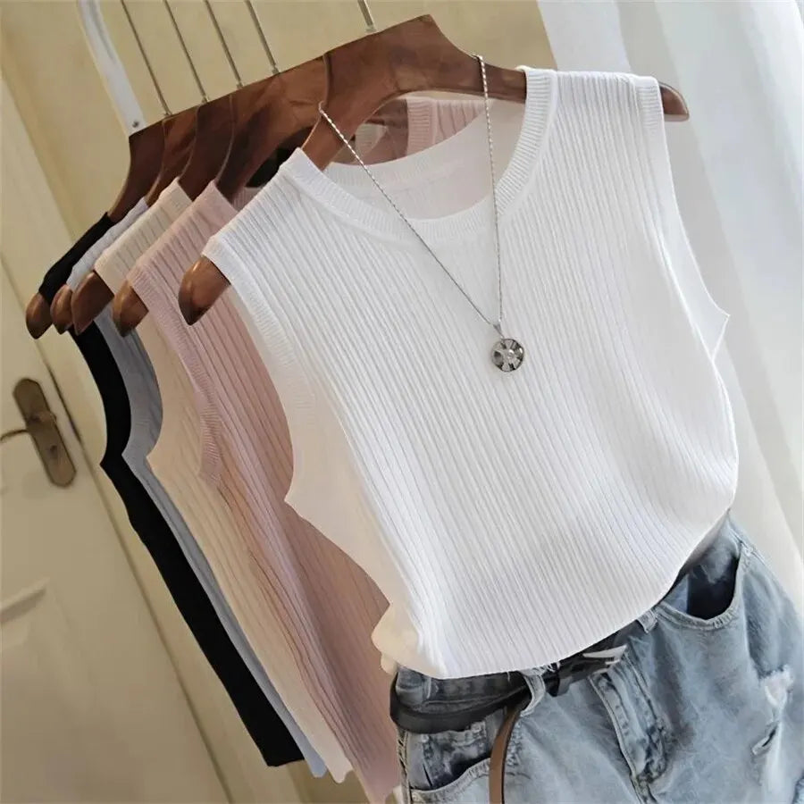 Women's Summer New Fashion Knitted Vests