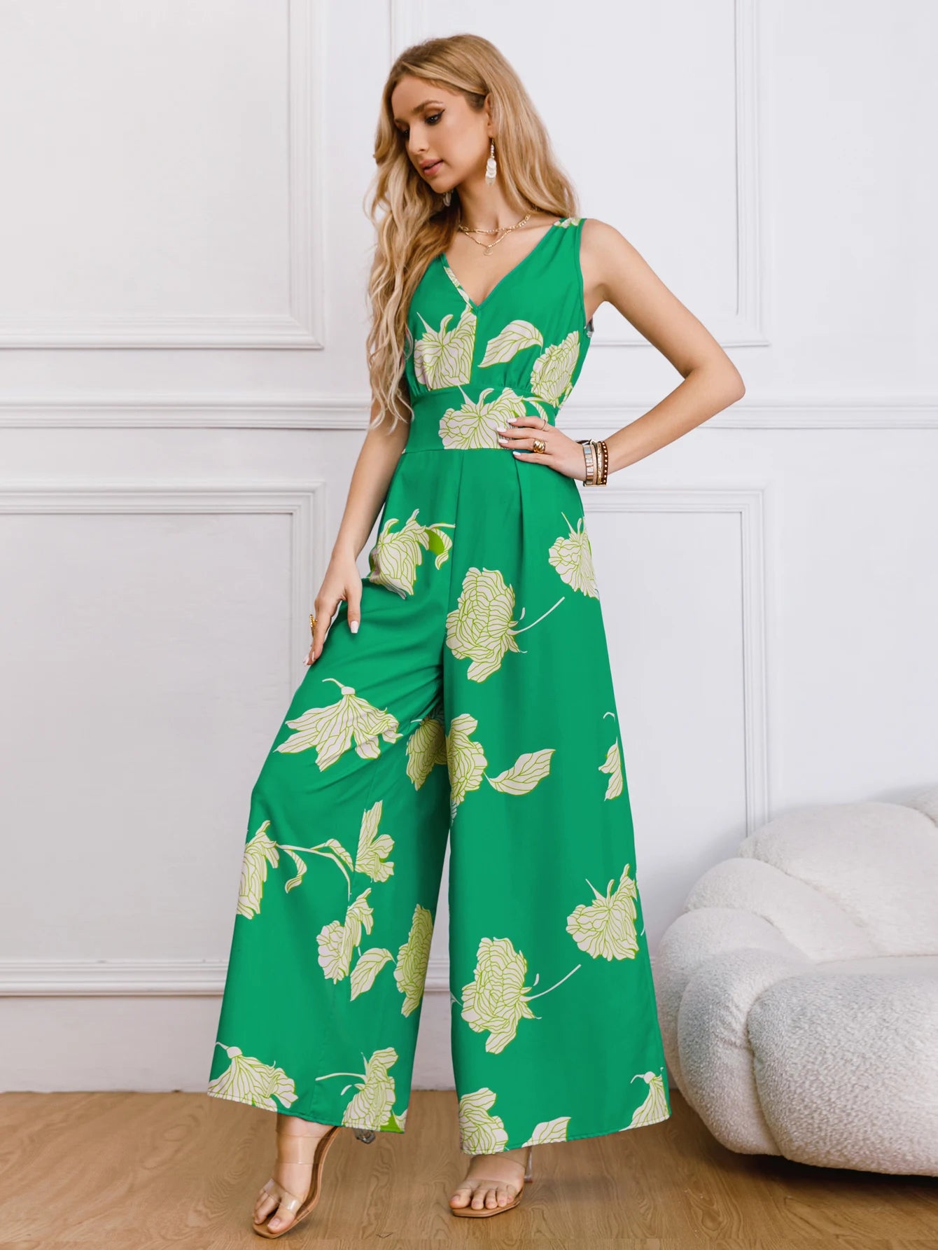 Fashion Elegant Printed Jumpsuit