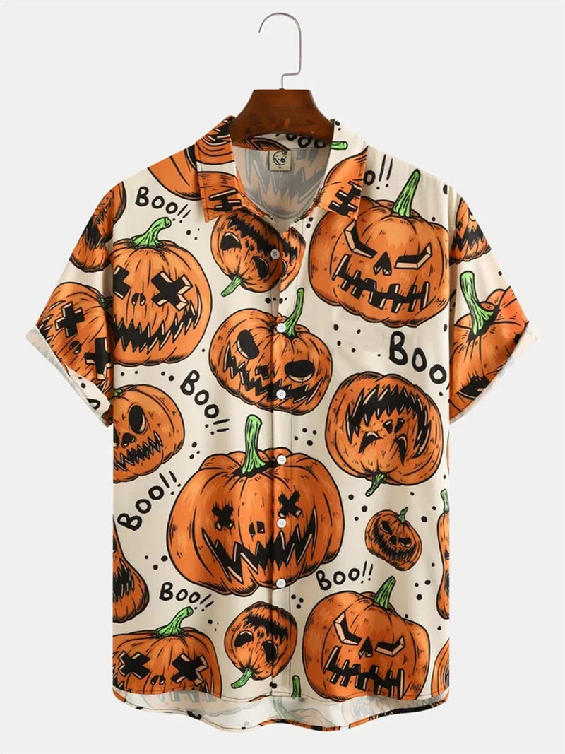 Men's Halloween Beach Shirt