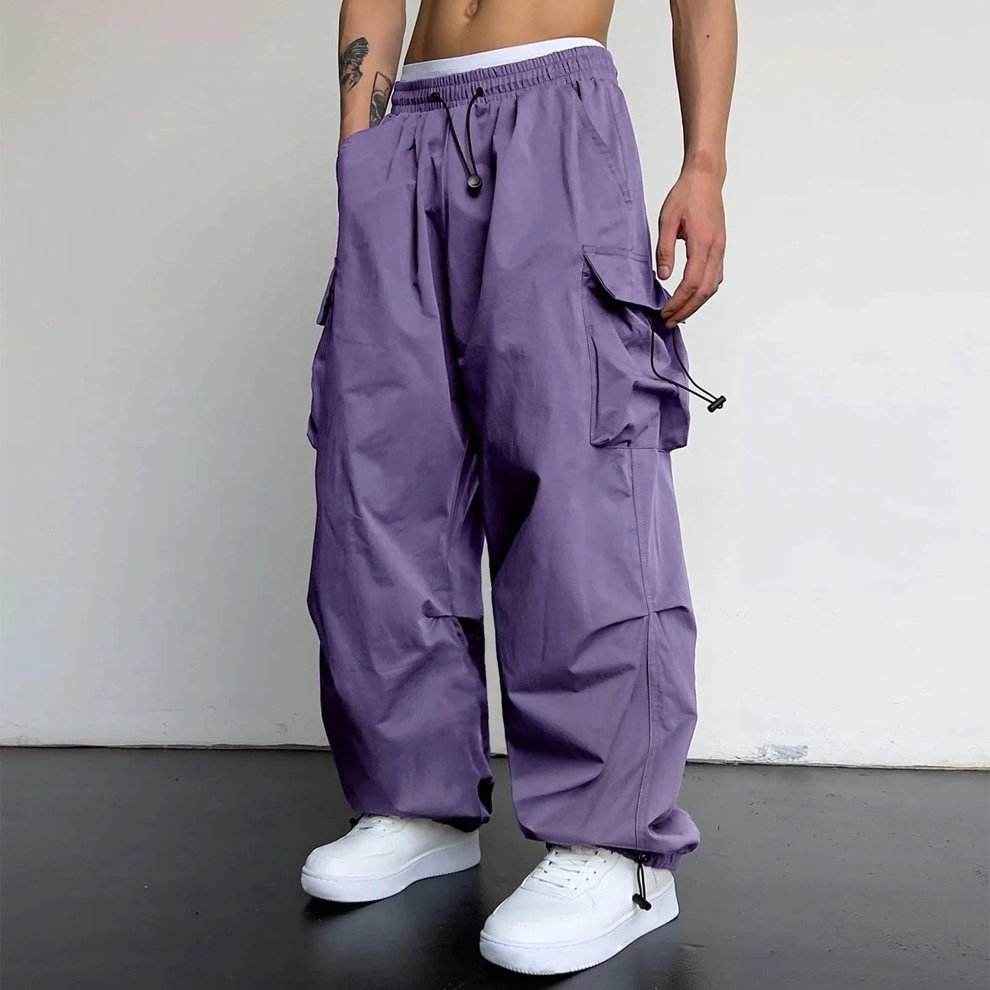 Streetwear Cargo Pants Men Casual