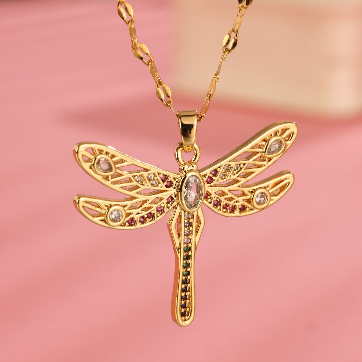 Women's New Dragonfly Necklace