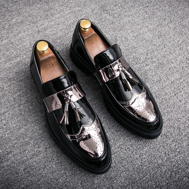 Fashion Men's British Style Leather Shoes